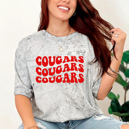 Personalized Mascot  Teacher Printed Super Soft T-Shirt