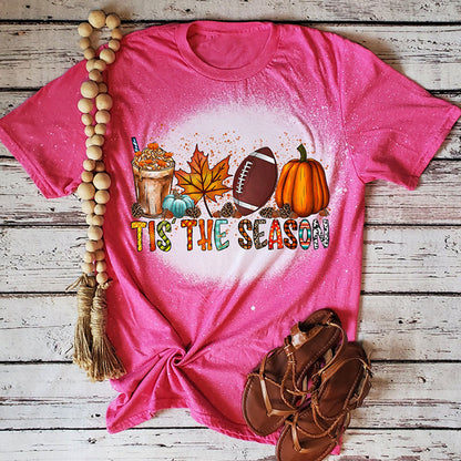 Tis The Season Teacher Printed Super Soft T-Shirt
